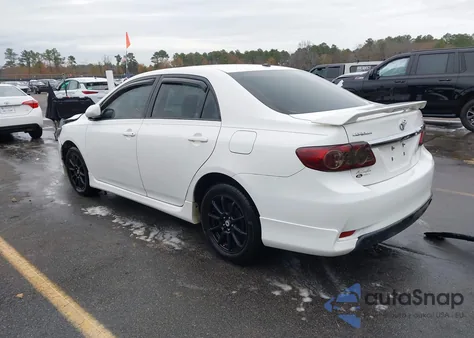 2011 Toyota Corolla S from USA, damaged, VIN 2T1BU4EE3BC690702